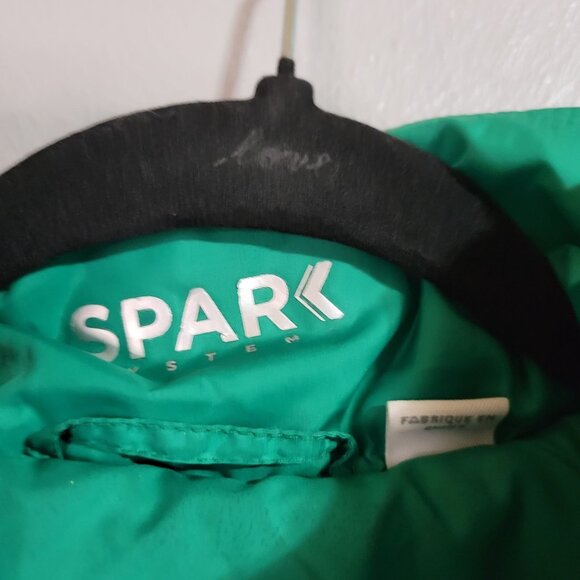 Cutter & Buck Loft Barlow Pass Green Puffer Jacket With Zippered Pockets & High - Picture 9 of 12